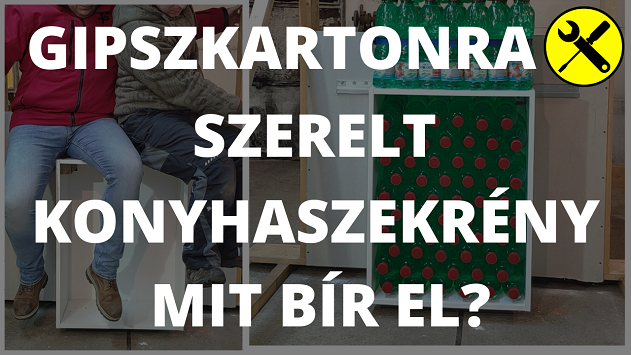 konyhaszekrény-gipszkartonra Gipszkarton teszt videó
